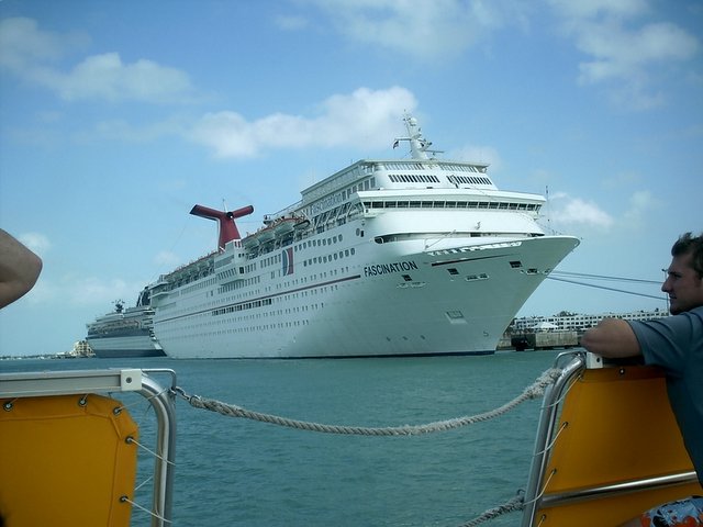 our ship from the dive boat